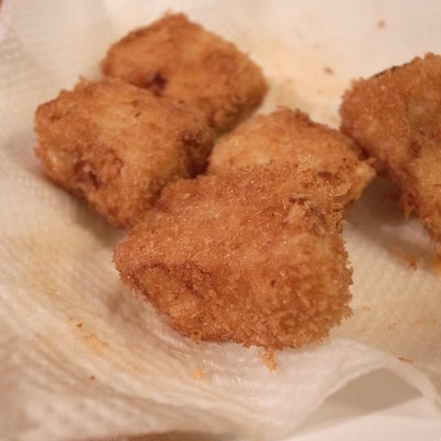 肉厚のカジキマグロでフライ