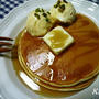 メープルシロップたっぷりnoアイス乗っけパンケーキ☆