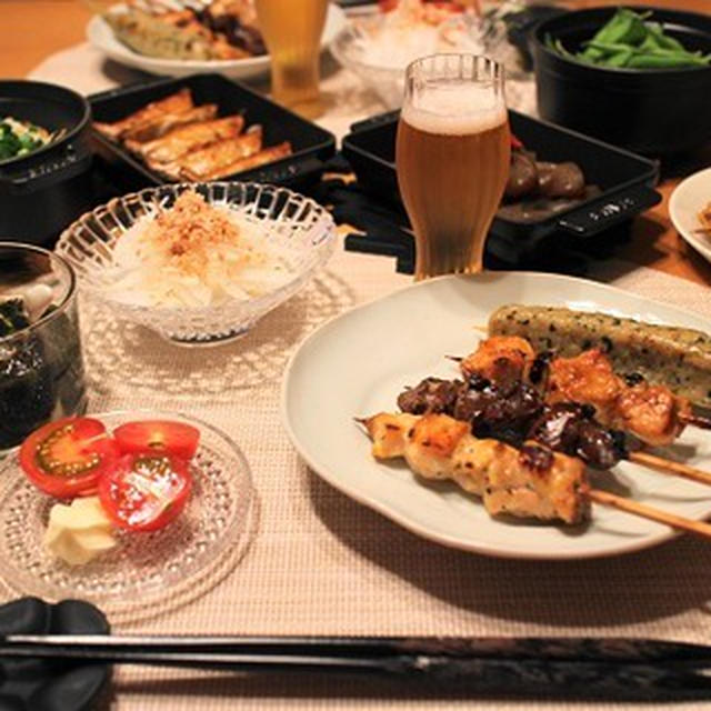 久々開店『居酒屋羅夢』の夕げ。