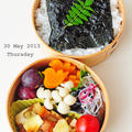 ５月３０日　木曜日　のりべん＆高野豆腐のカレーグラタン