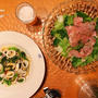 『ヤリイカと菜の花のスパゲッティ』の夜ごはん。