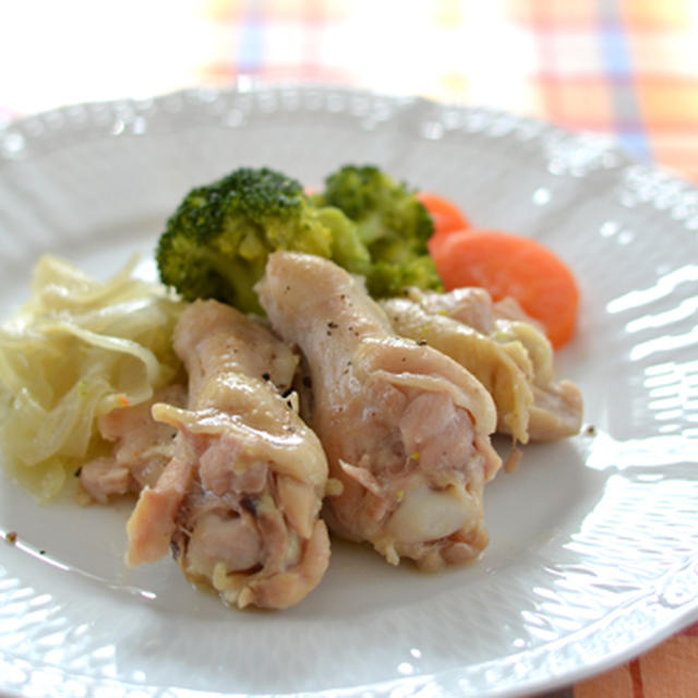 動画でお料理-塩手羽元。と、「冷凍めん」の美味しいレシピ企画スタート。