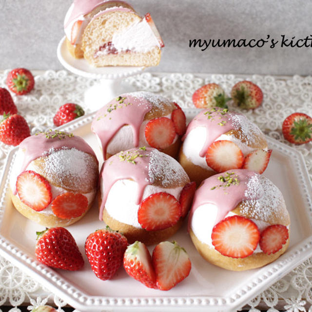 苺のマリトッツォ by みゅまこさん | レシピブログ - 料理ブログのレシピ満載！
