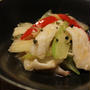 いかとセロリの山椒炒め