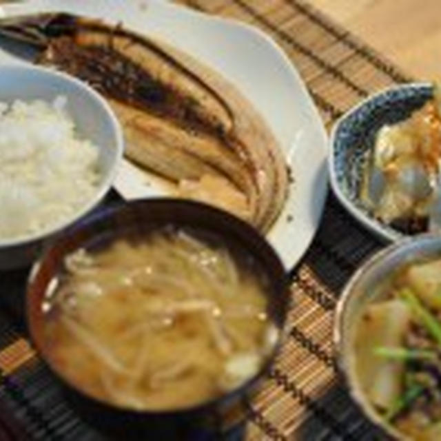 ゴハン日記～さんまの干物、カブと牛そぼろの春雨煮