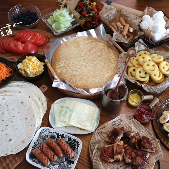 夏休み最後♡クレープパーティー