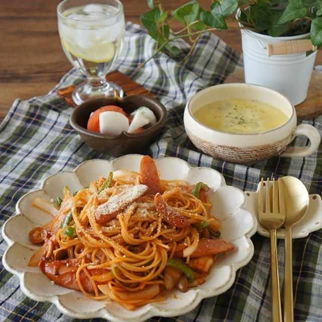 麺続き！わが家のナポリタン