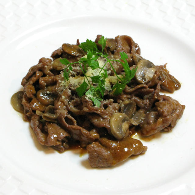■豚肉の赤ワイン炒め煮