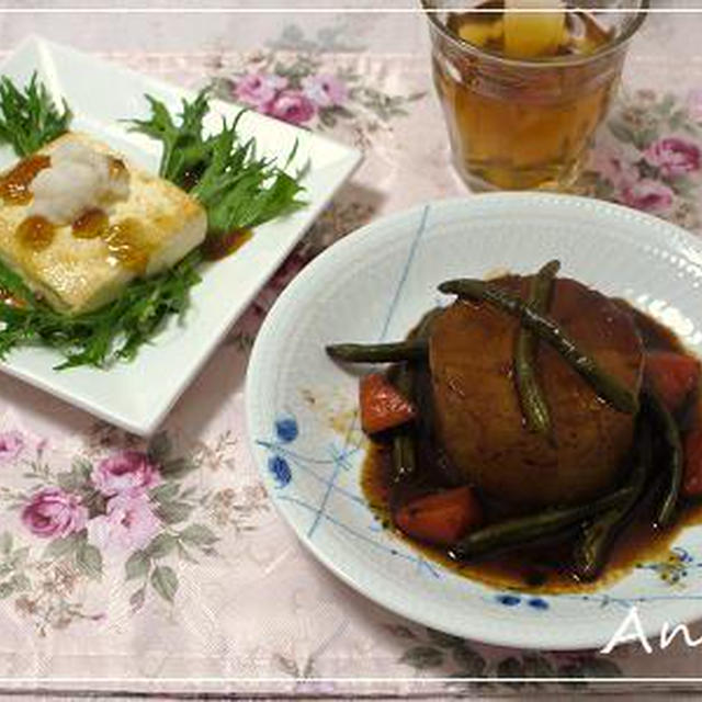 ☆大根のデミグラ煮＆豆腐ステーキ☆