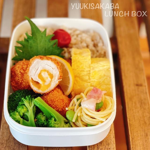 お弁当におすすめ、鶏むね肉のチーズ巻きフライ！