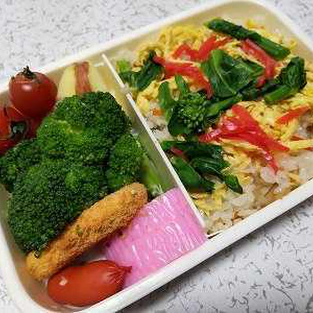 菜の花散らし寿司弁当