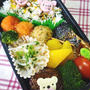 ワンポイント*こぶたとライオンのお弁当