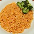 蟹のトマトクリームパスタ