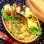 １１/９　長いもとベーコン天・鶏炊き込みごはん弁当～♪