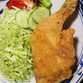 7月2日　　鶏もも肉の丸揚げ