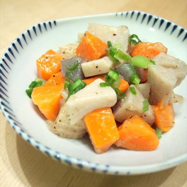 【あそれい精進料理レシピ】根菜の中華風温サラダ
