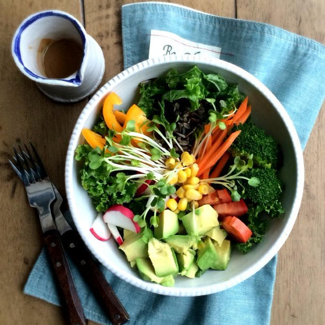 Nine Veggie and Wild Rice Salad9ベジサラダ