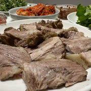 父の本格ポッサム。韓国でおうちごはん！ゆで豚の食べ方いろいろ