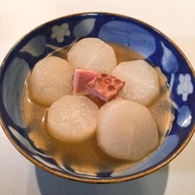 大根とベーコンの煮物！茅乃舎だしとベーコンが絶妙な塩加減！