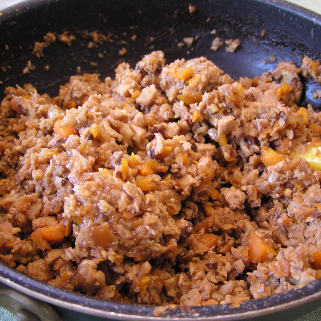 野菜たっぷり！！アレンジ自由自在！！！「八丁味噌そぼろ」