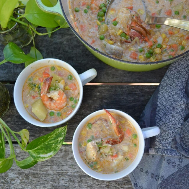 Seafood Chowder シーフードチャウダー