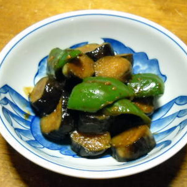 なすとピーマンのなべしぎ