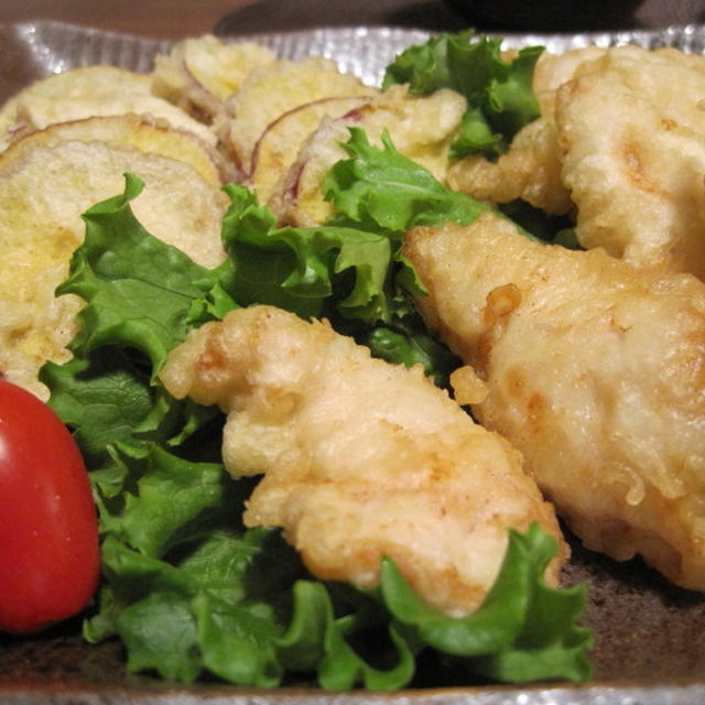 鶏ささみ天と丸十