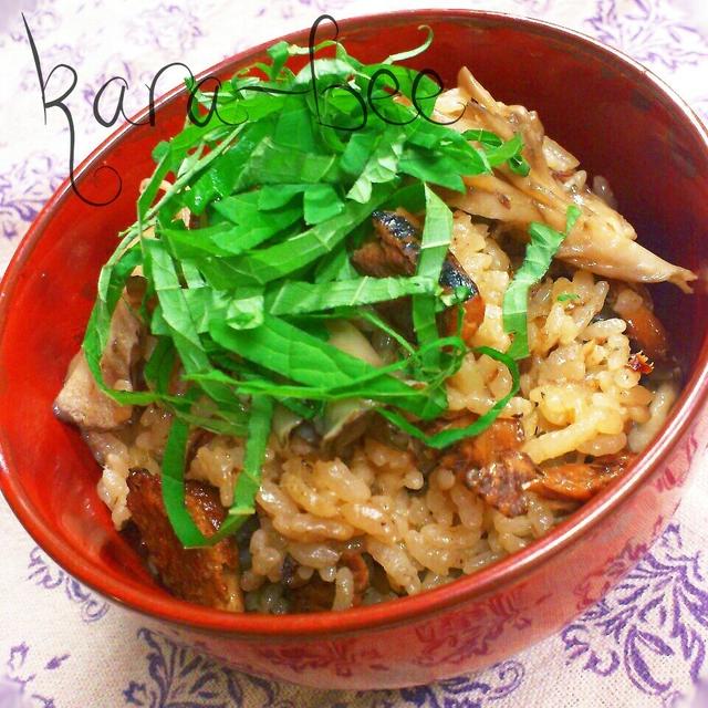 さんま缶で簡単♡舞茸とさんまの秋味炊き込みご飯