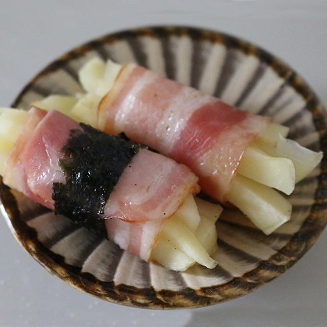 トースターで簡単ポテトベーコン巻きの副菜レシピ