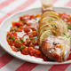 白身魚のオーブン焼き、 タイム風味のトマトソース添え、スパイスブログ更新