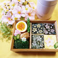 お花見桜海苔弁当こんばんは#小善本店 さんの#のりあーと #さくら で#海... by とまとママさん