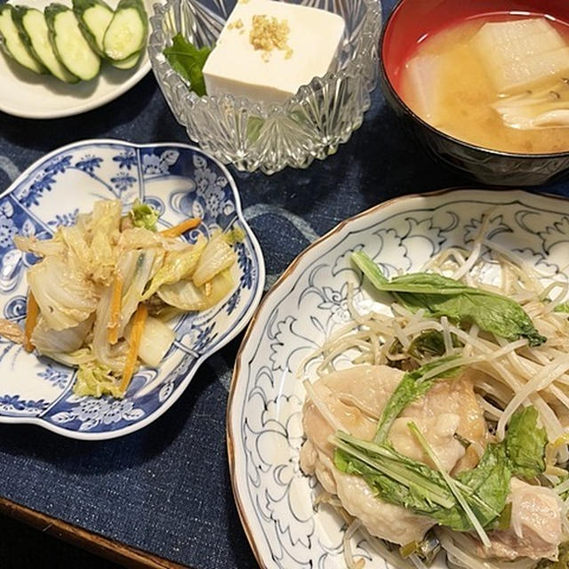 人生初の受診科は＆ムネ肉とモヤシのネギ塩炒め