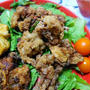 豚こま肉のカリカリ唐揚げ♪焼肉のたれで時短味付け
