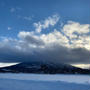 今日の羊蹄山＆日課の京極温泉～！えぞ富士が半分だけ見えた！自慢の山見ながらの露天風呂最高！