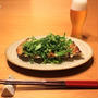 『セロリ餃子』で晩酌を。