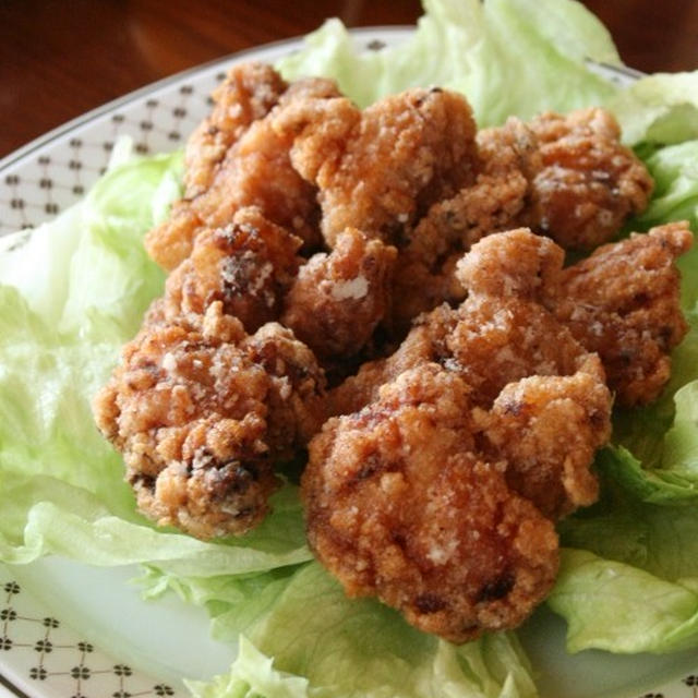 3ババ飯：鶏肉のからあげ