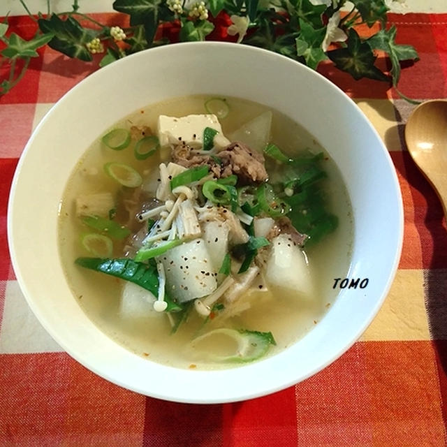 体が温まる メインにも 牛肉と冬瓜の韓国風スープ By Tomo 柴犬プリン さん レシピブログ 料理ブログのレシピ満載
