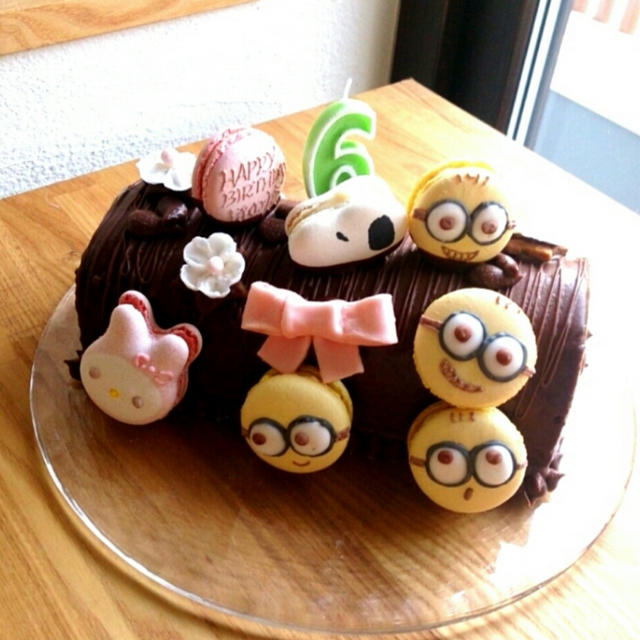 ミニオンマイメロスヌーピーコラボ トヨ型ケーキ By おきよさん レシピブログ 料理ブログのレシピ満載
