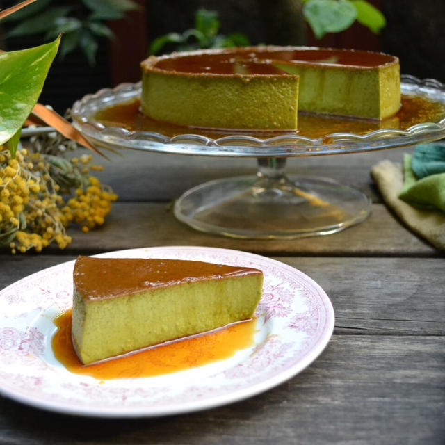 Matcha Cream Cheese Flan 抹茶クリームチーズフラン