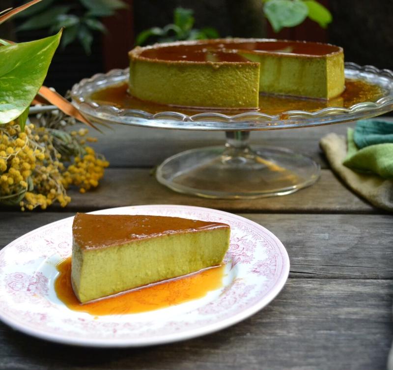 Matcha Cream Cheese Flan 抹茶クリームチーズフラン