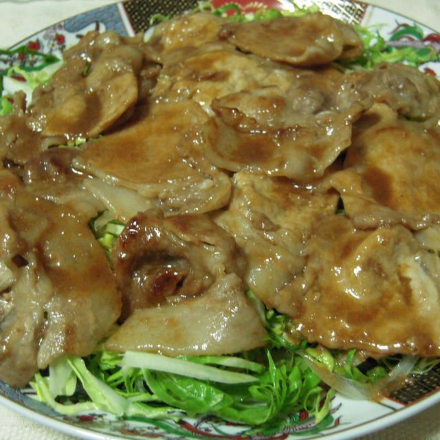 豚肉の生姜焼き