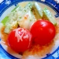 すぐ出来ちゃう！オクラとミニトマトのチーズ焼き♪