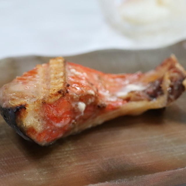 鮭はらみの漬け焼き★★★
