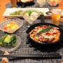 ニトスキで『お好み焼き』の献立。（まだまだＢＢＱの名残り）