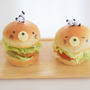 お急ぎコースで♪全粒もぐらたたきバーガー。