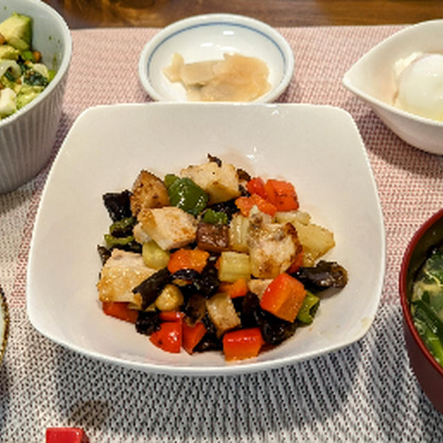 めかじきとカシューナッツ炒め