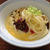 朝の麺に「中華風釜玉うどん」