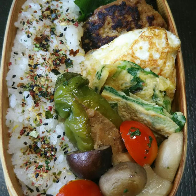 伏見唐辛子の肉詰め弁当