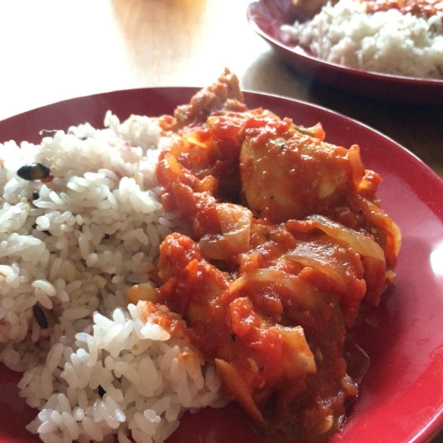 鶏胸肉作るジャマイカ料理「フリカシーチキン」