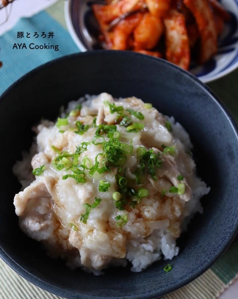 【長芋レシピ】夏までに頑張る為に買った物と豚とろろ丼